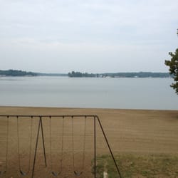 Crooked Lake - Picture from beach