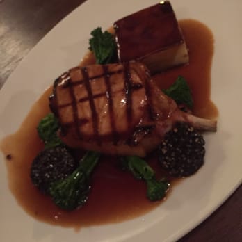 The Thatch - Free-range Pork Cutlet, Tenderstem Broccoli, Clonakilty Black Pudding, Apple & Sage Dauphinoise - British Near Me - Thame, OXF The Thatch - Free-range Pork Cutlet, Tenderstem Broccoli, Clonakilty Black Pudding, Apple & Sage Dauphinoise - British Near Me - Thame, OXF