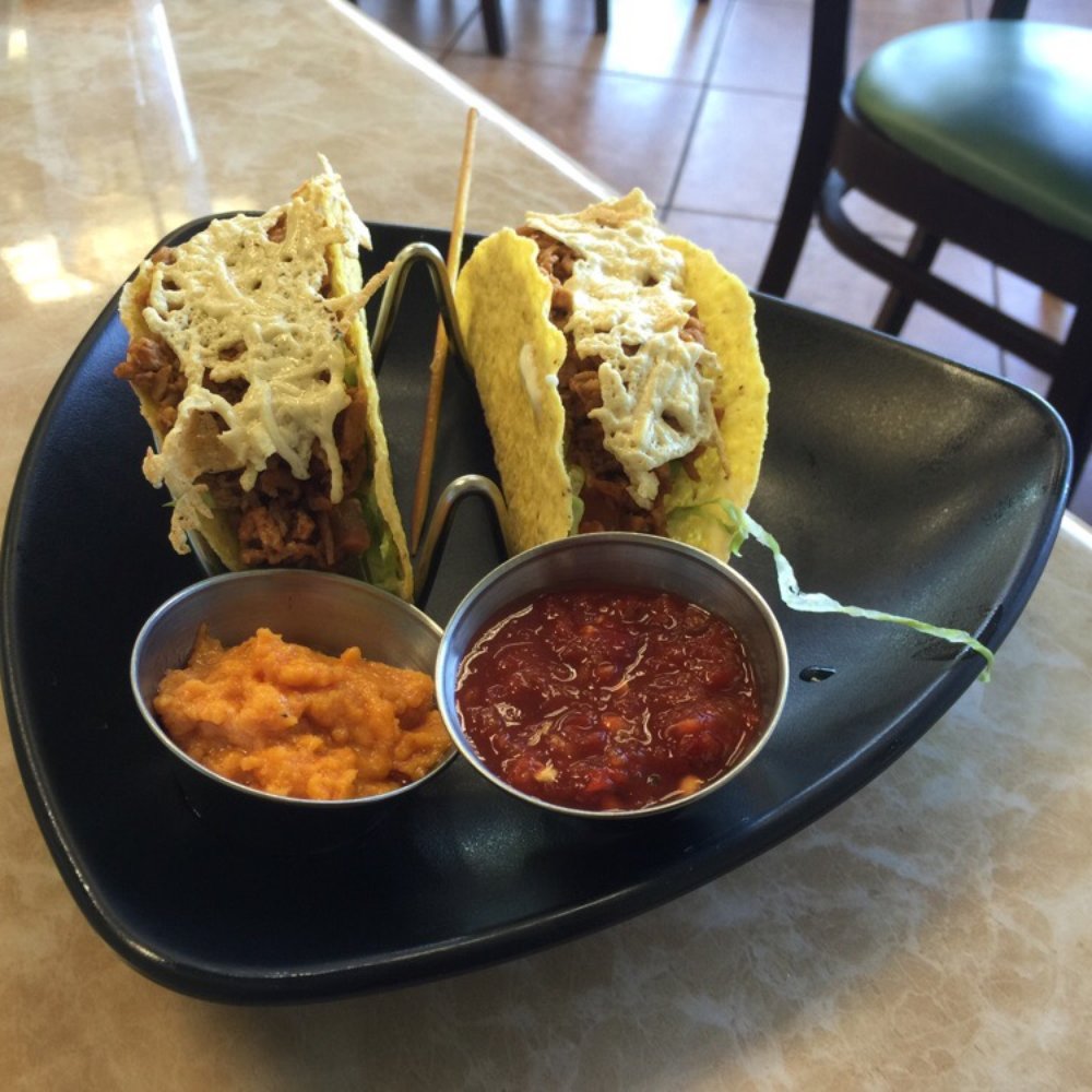 My Vegan - Crispy Chicken Tacos - Wonderful! - Thai Near Me - Pasadena, California My Vegan - Crispy Chicken Tacos - Wonderful! - Thai Near Me - Pasadena, California