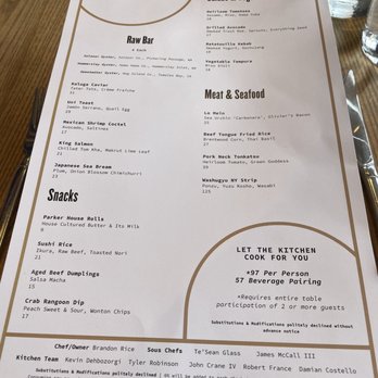 Ernest - Menu - New American Near Me - San Francisco, California Ernest - Menu - New American Near Me - San Francisco, California