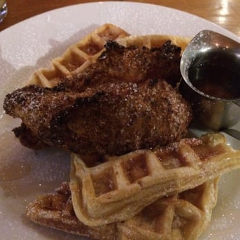 Wynyard Grill by Johnny Barr’s - Southern fried chicken and waffles with maple syrup. Don't..... Just don't bother. - Wine Bars Near Me - Auckland, AUK