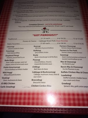 Menu photo 6 Patti's Pierogis Fall River, MA