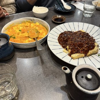 Tasty Moment - Tofu with crab and crispy eggplant with porl - Shanghainese Near Me - Edison, New Jersey