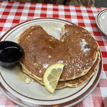 Pine State Biscuits - Blueberry corn pancakes- so good! - Southern Near Me - Portland, Oregon