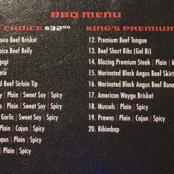 Blazing King - Menu - Barbeque Near Me - Palm Desert, California Blazing King - Menu - Barbeque Near Me - Palm Desert, California