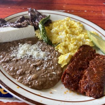 Super A's - El Vaquero  A little bit of everything.   Chorizo was bomb - Mexican Near Me - Costa Mesa, California