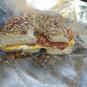 Bruegger's Bagels - Everything bagel - Bagels Near Me - Newport Beach, California Bruegger's Bagels - Everything bagel - Bagels Near Me - Newport Beach, California