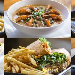 Great food from Shrimp & Grits, Gumbo, Wings your way, salads and more!