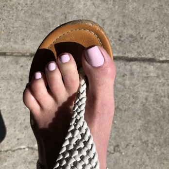 Painted Nails and Spa - Regular polish pedicure - Nail Salons Near Me - San Ramon, California