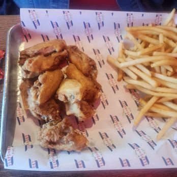 Flaps and Racks - Naked wings with fries - Chicken Wings Near Me - Tucson, Arizona