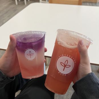 Sinceretea - Lavender Lemonade and Berry Merry - Bubble Tea Near Me - San Jose, California Sinceretea - Lavender Lemonade and Berry Merry - Bubble Tea Near Me - San Jose, California