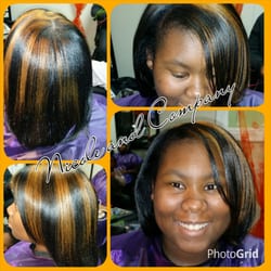 Nicole and Company - Color, silk press on natural hair. #nicoleandcompany #naturalhair