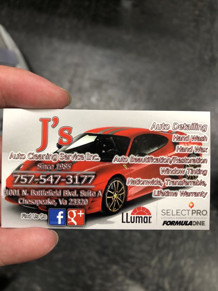 J's Auto Cleaning Service