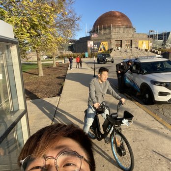 Navy Pier - Biking at the riverfront - Landmarks & Historical Buildings Near Me - Chicago, Illinois