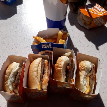 White Castle - Number 1. 4 cheese sliders, fries and a Coke. Really tasty! - Burgers Near Me - Scottsdale, Arizona White Castle - Number 1. 4 cheese sliders, fries and a Coke. Really tasty! - Burgers Near Me - Scottsdale, Arizona