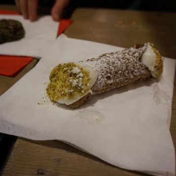Mercato Centrale - Cannolo with pistachio - Food Court Near Me - Florence, FI Mercato Centrale - Cannolo with pistachio - Food Court Near Me - Florence, FI