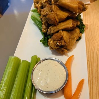 Plan b Southington - Full order of wings (ordered plain - no sauce) - Burgers Near Me - Southington, Connecticut Plan b Southington - Full order of wings (ordered plain - no sauce) - Burgers Near Me - Southington, Connecticut