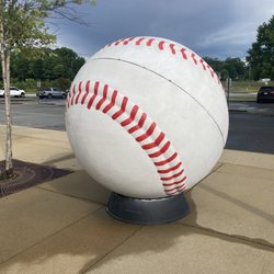 Rome Braves - Giant baseball decorations