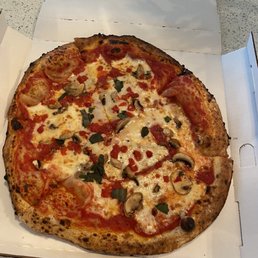 Thin crust mushroom Thin crust mushroom