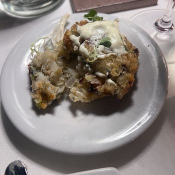 Bouchon - DUNGENESS CRAB CAKES - French Near Me - Santa Barbara, California Bouchon - DUNGENESS CRAB CAKES - French Near Me - Santa Barbara, California