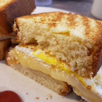 Bel Aire Diner - ham and cheese sandwich in challah bread, pretty amazing. - Diners Near Me - Astoria, New York