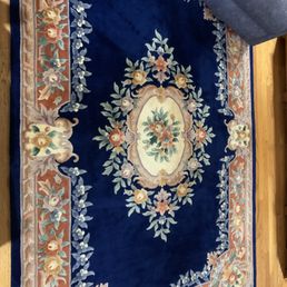 My carpet, in situ, after cleaning and repair. My carpet, in situ, after cleaning and repair.