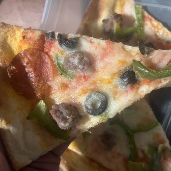 Grafa Pizza - It's cold now, but imagine paying $17 for a medium and only 8 pieces of pepperoni are placed on this pie. - Pizza Near Me - Miami Beach, Florida