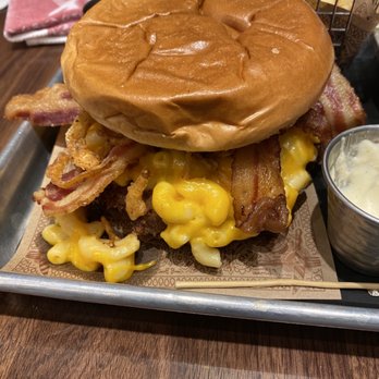 Guy Fieri's Branson Kitchen + Bar - Bacon Mac 'N Cheese - Bars Near Me - Branson, Missouri Guy Fieri's Branson Kitchen + Bar - Bacon Mac 'N Cheese - Bars Near Me - Branson, Missouri