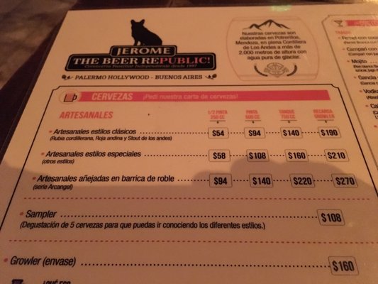 Menu photo 7 Jerome Buenos Aires, C