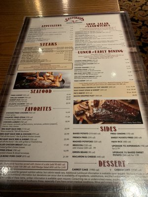 Menu photo 1 Saltgrass Steak House Conroe, TX Menu photo 1 Saltgrass Steak House Conroe, TX