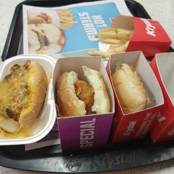 Krystal - Pick 5 Krystals, Chili Pup, hot chick, fries - Fast Food Near Me - Kodak, Tennessee Krystal - Pick 5 Krystals, Chili Pup, hot chick, fries - Fast Food Near Me - Kodak, Tennessee