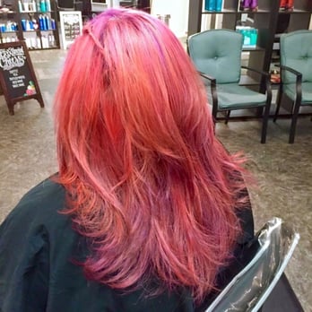 Bloom Beauty Bar - Here's a multicolor we tried a few months back before I went full purple. Done by Rachel Green. - Hair Salons Near Me - Vacaville, California Bloom Beauty Bar - Here's a multicolor we tried a few months back before I went full purple. Done by Rachel Green. - Hair Salons Near Me - Vacaville, California