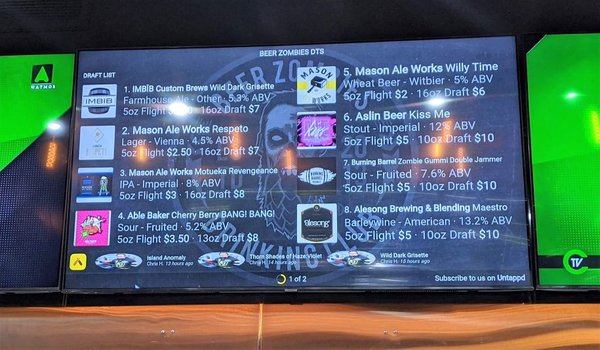 Menu photo 7 Beer Zombies Draft Room Las Vegas, NV Menu photo 7 Beer Zombies Draft Room Las Vegas, NV