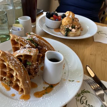 Bloom - Fried Chicken and Waffles, salmon eggs Benedict. - American Near Me - Santa Clara, California