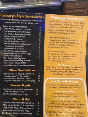 Menu photo 1 Bowser's Monaca, PA