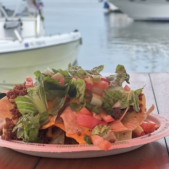 Bites On The Bay - Best darn loaded nachos ! made w scallions and romaine lettuce - fresh fresh fresh - Tacos Near Me - Tavernier, Florida Bites On The Bay - Best darn loaded nachos ! made w scallions and romaine lettuce - fresh fresh fresh - Tacos Near Me - Tavernier, Florida