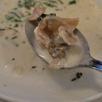 Neptune Oyster - Large pieces of clam in the chowder - Seafood Near Me - Boston, Massachusetts
