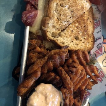Dead Dog Saloon - Rueben and phenomenal sweet potato fries - Seafood Near Me - Murrells Inlet, South Carolina Dead Dog Saloon - Rueben and phenomenal sweet potato fries - Seafood Near Me - Murrells Inlet, South Carolina