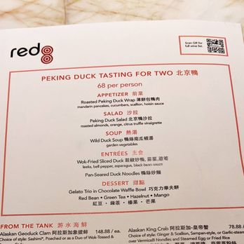 Red 8 - Peking duck tasting menu - Dim Sum Near Me - Everett, Massachusetts