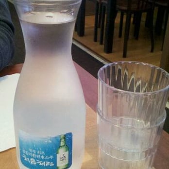 Pine Tree House - water carafe and cups - Korean Near Me - Sacramento, California