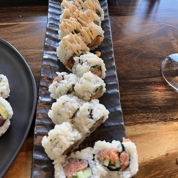 Oao - Sushi Bar & Grill at Wailea - Spicy tuna and spicy salmon rolls - Sushi Bars Near Me - Kihei, Hawaii Oao - Sushi Bar & Grill at Wailea - Spicy tuna and spicy salmon rolls - Sushi Bars Near Me - Kihei, Hawaii