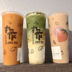 One Zo Boba - Whittier - Thai Milk Tea, Biscoff Matcha Latte, and One Zo Milk Tea