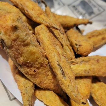 Saw's Juke Joint - Crestline - Fried okra, I already ate half of the serving :) - Barbeque Near Me - Birmingham, Alabama Saw's Juke Joint - Crestline - Fried okra, I already ate half of the serving :) - Barbeque Near Me - Birmingham, Alabama