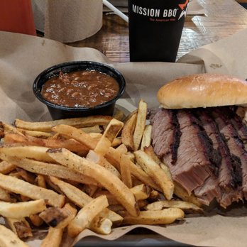 Mission BBQ - Lean Brisket sandwich XXL combo - Barbeque Near Me - Saint Matthews, Kentucky