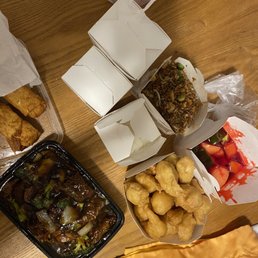 004. Egg Roll 402. Beef with Broccoli white Steamed Rice 103. Chicken Fried Rice 133. Sweet and Sour Chicken