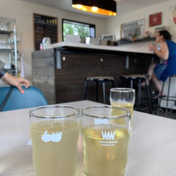 Whitewood Cider Co Tasting Room - Tasting room, sampler glasses. - Cideries Near Me - Olympia, Washington