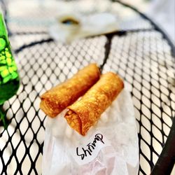 Golden Wok - Shrimp Egg Roll 蝦卷 yum yum yum yum Winners circle all the way OuiOui