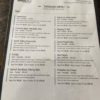 Snafu Brewing Company - Menu (9/2024) (1) - Breweries Near Me - North Charleston, South Carolina Snafu Brewing Company - Menu (9/2024) (1) - Breweries Near Me - North Charleston, South Carolina