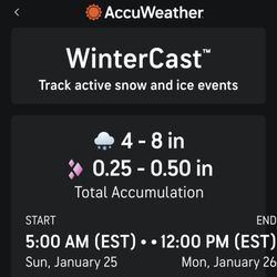 Channel 7 WABC-TV - NYC Forecast Channel 7 AccuWeathe as of 01/24/2026