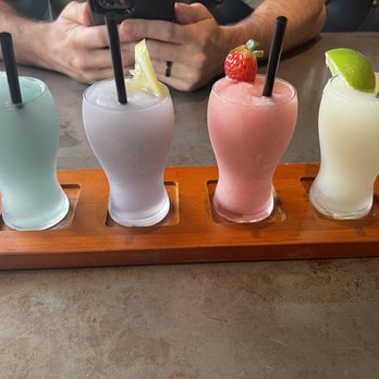 State Fare Kitchen & Bar - Frozen flight - New American Near Me - Houston, Texas